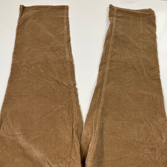 Charter Club | Slim It Up Gingerbread Brown Corduroy Pant Straight Leg Womens 16 - Picture 5 of 7